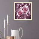 Rose 5D Diamond Painting Embroidery DIY Craft Cross Stitch Home Decor(Pink
