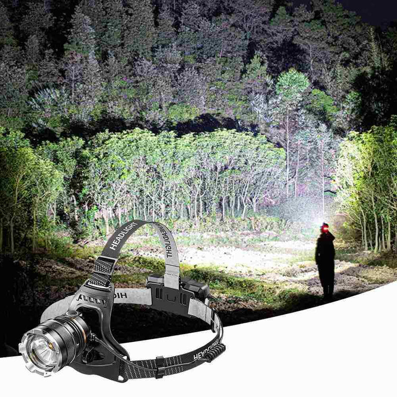Sensor Headlamp Rechargeable LED Headlight Flashlights Head Torch