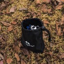 Outdoor Hiking Kits Storage Bag Camping Nail Wind Rope Buckle Pouch (Black)