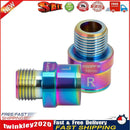 MTB Bicycle Pedal Axle Extension Steel Pedal Bolt Spacer Dazzling (16mm) Newly