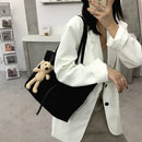 Retro Women Shoulder Bag Commuter Totes Large Capacity Travel Shopper Handbag