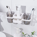 Storage Rack Mouthwash Cup Rack Electric Toothbrush Organizer Toothbrush Holder
