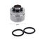 14mm G1/4 Acrylic Hard Pipe Fitting Hand Turn 3 Rounds for PC Computer Water