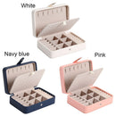 Gift Leather Double Layer Storage Box Jewellery Display Case Jewelry Box