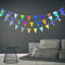 Star Paper Garland Ornaments Birthday Party DIY Wedding Decor (Triangle)