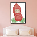 Cute Vegetable Series DIY Canvas 14CT Stamped Kit Print Embroidery Cross Stit