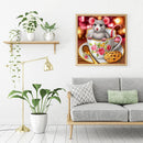 5D DIY Diamond Painting Mouse Cup Full Round Drill Embroidery Cross Stitch