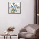 Partial Cross Stitch 11CT Sleigh Snowman Counted Embroidery DIY Wall Art Crafts