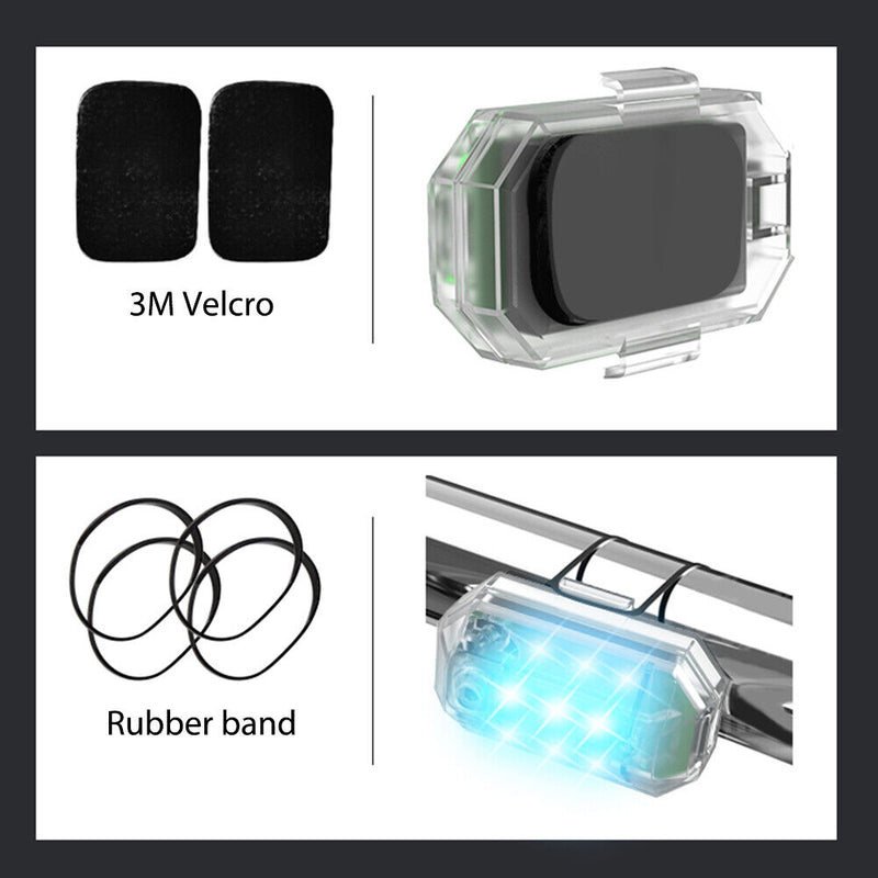 Waterproof 2.4g Remote Control Flashing Wireless Strobe Lamp for Aircraft Drones