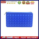 Pencil Case Simple Sensory Silicone Bubble Stationery Storage Bag for Childre