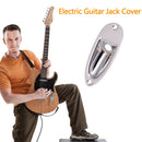 2pcs Metal Guitar Pickup Output Jack Plug Socket Plate for ST SQ Electric G