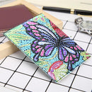 DIY Special Shaped Diamond Painting Butterfly PU Passport Protection Cover Newly