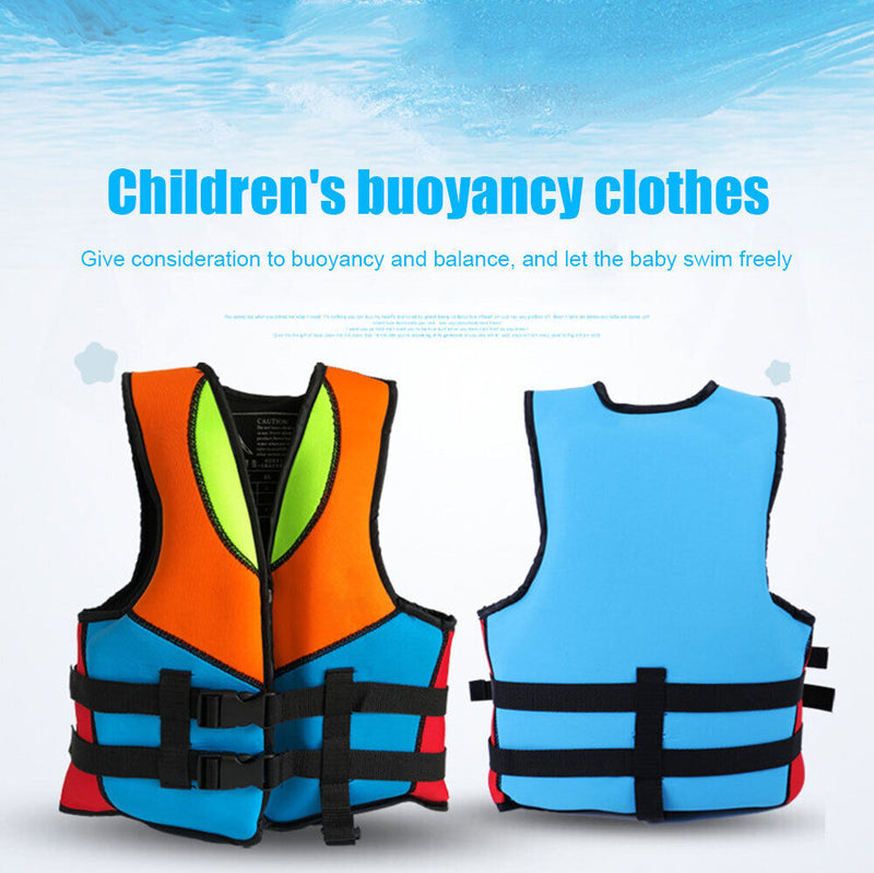 Swimming Boating Sailing Water Sports Safety Vest for Kids Life Jacket (L)