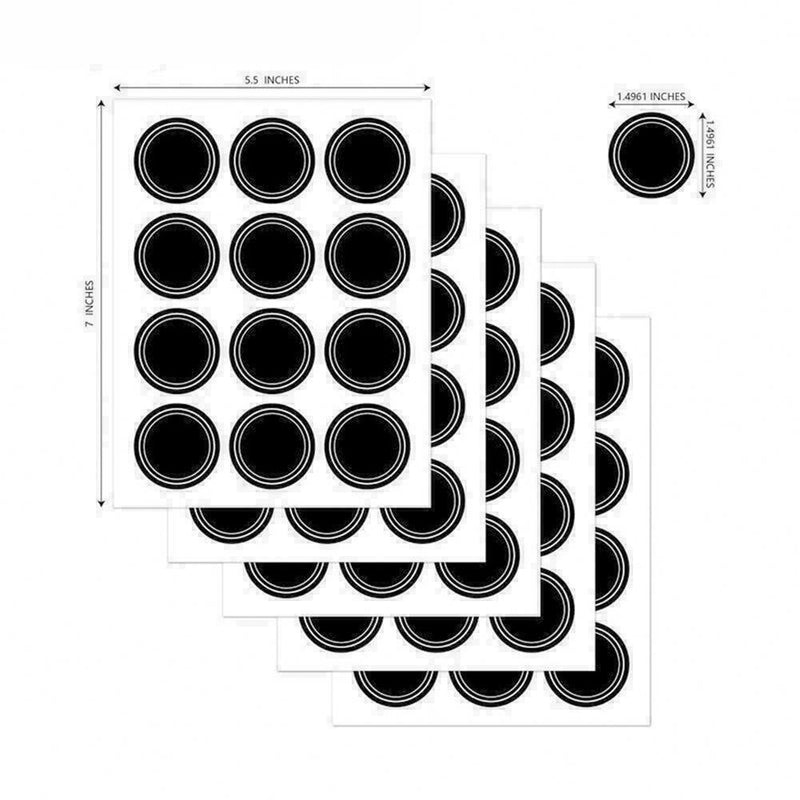 Jars Chalkboard Label Stickers Kitchen Accessories S4Y4 S3N9 Container M6D7