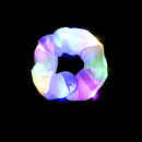 LED Light Up Scrunchies Women Girl Elastic Hair Rope Night Club Ponytail Ho
