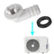 Drain Hose Connector Fitting for Air Conditioner 0.6 Inch Adapter AC Drain Hose