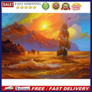 Full Round Drill Diamond Painting Sunset Boat Pictures Handiwork Art Mosaic K