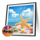 5D Diamond Painting DIY starfish Full Drill Round Wall Picture Newly