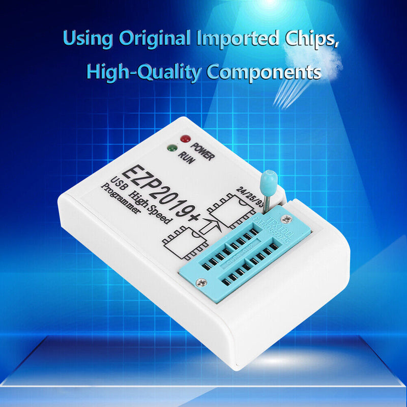EZP2019+ USB SPI Programmer with 2 Adapters 24 25 93 EEPROM 25 Flash BIOS Chip
