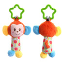 Newborn Baby Infant Handbells Developmental Bed Bells Toys (Monkey)