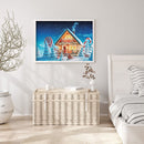 Full Round Drill Diamond Painting Candy House Pictures Handiwork Art Mosaic K