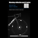 ENLEE 12pcs Bike Stickers Wheel Decals Reflective Protective Tape Bicycle Strips