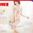 Women Sexy Nurse Costumes Front Open Sexy Suits Lovely Laundry-B