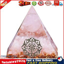 Crystal Pyramid Healing Energy Meditation Crystals Home Office Decor (D) Newly