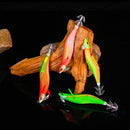 Sinker Lifelike Jigs Squid Hook Wood Shrimp Lures Octopus Bait Fishing Tackle