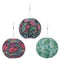 8 inch LED Solar Lantern Waterproof Pendant Decor (Tropical Rain Forest A)