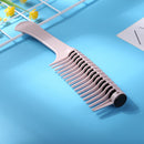 Anti Static Wide Tooth Hair Comb Reduce Hair Loss Curling Brush (Pink) Newly