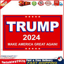 Trump Flag, Waterproof 2024 Trump President Keep America Great Again Flags Newly