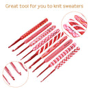 9pcs Soft Alumina Crochet Hooks Knitting Needle Set DIY Sewing Tools (C) Newly