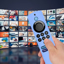 Remote Cover with Lanyard for Amazon Fire TV Stick Lite (Luminous Blue)