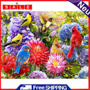 DIY Diamond Painting Flower Bird Full Round Drill Mosaic Art Picture Rhinestones