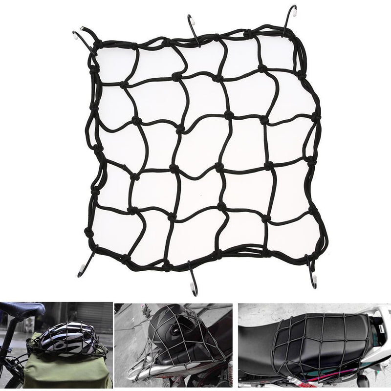 Storage Web Bicycle Motorcycle Elastic Cord Hooks Luggage Rack Cargo Net Newly