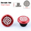 2pcs Aluminum Handlebar End Caps Plugs for MTB Road Folding Bike (Red 1) Newly