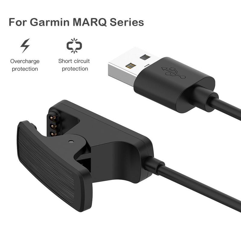1m USB Charging Clip Charger Data Cable Wire Cord for Garmin MARQ Series Newly