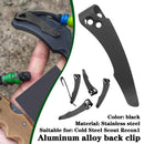 Matte Black Stainless steel Deep back Clip For Cold Steel Recon: