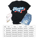 Independence Day Print Merica Letter T-Shirt (Black L)