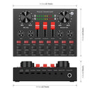 Karaoke Recording Live Broadcasting Sound Card Sound Mixer Bluetooth For TikTok