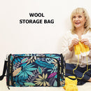 600D Oxford Cloth Yarn Storage Bag Large Capacity Knitting Tote Bag for Thr