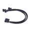 4pin IDE Molex to 3-Port 3Pin/4Pin Cooler Cooling Fan Splitter Power Cable