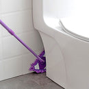 Retractable Kitchen Floors Cleaning Triangle Mop for Glass Wall (Purple) Newly