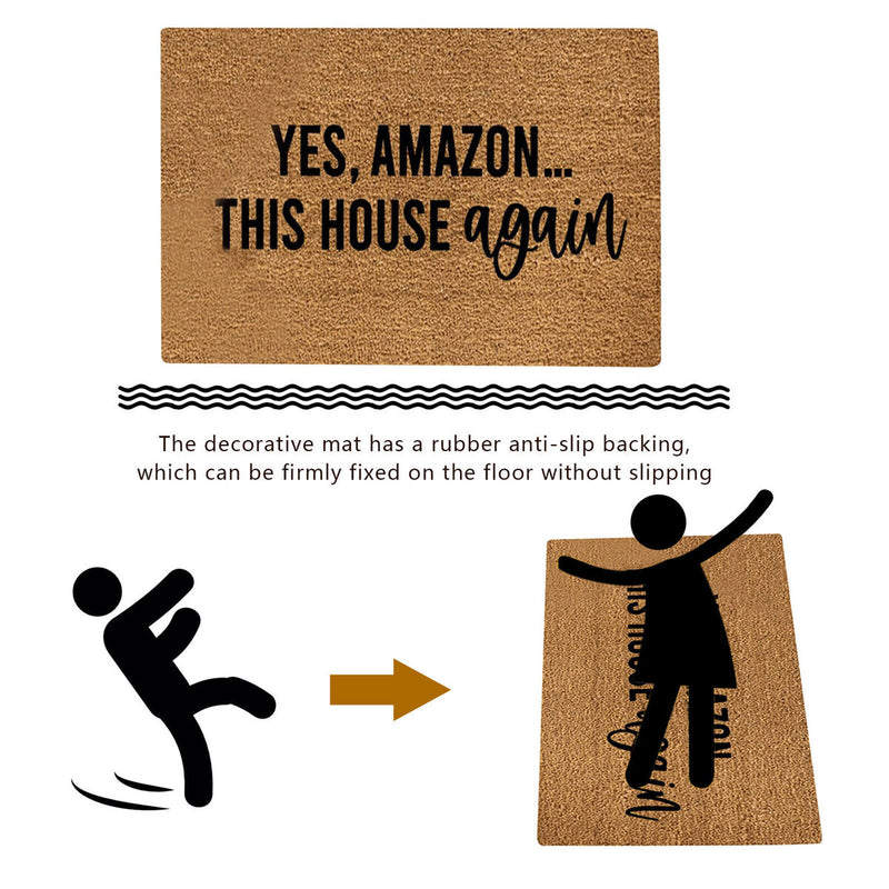 Entry Door Letters Mats Front Door Welcome Carpets Minimalist Style (A) Newly