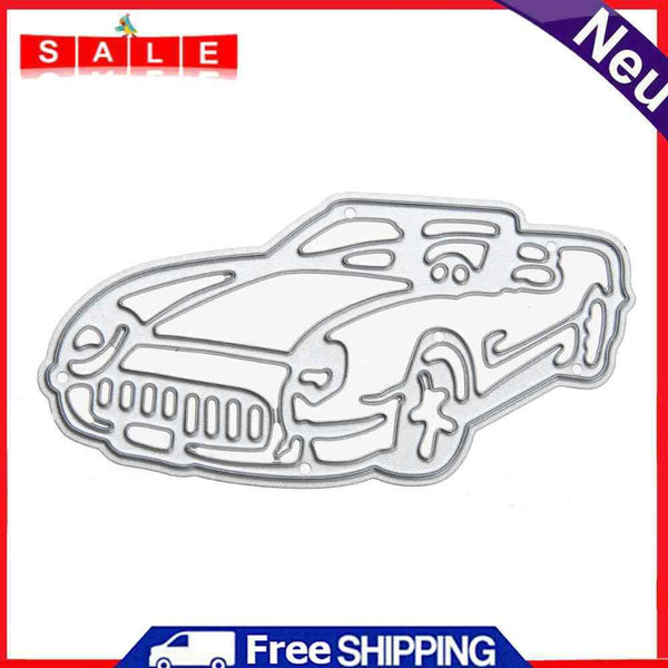 Car Pattern Metal Punching Scrapbooking Crafts Album Decorative Paper Card Embossing