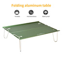 Outdoor Folding Mini Table Portable Collapsible Compact Table (Green) Newly