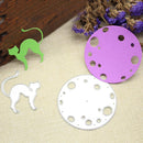 Round Cat Metal Cutting Dies Stencil DIY Scrapbooking Embossing Paper Craft