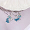 Women Fashion Trendy Jewelry Hook Ear Stud Opal Cat Earrings Drop Dangle