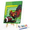 Painting By Numbers Kit Frameless DIY Rugby Rooster Hand Painted Canvas Artwork